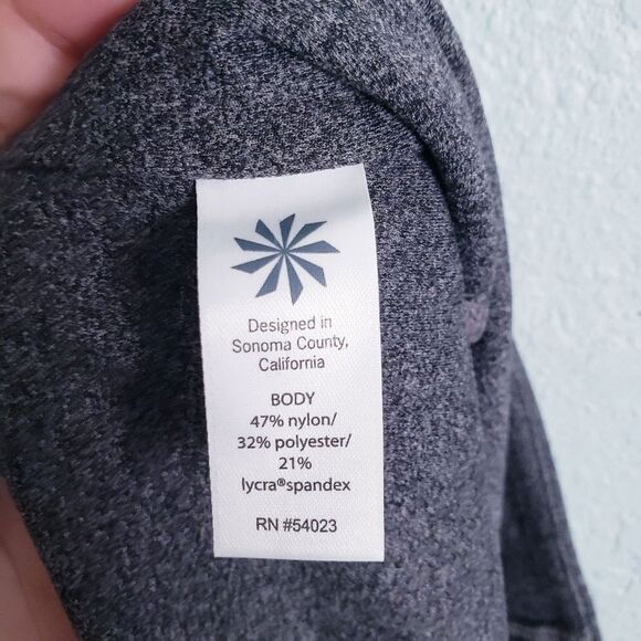 Athleta Powervita Straight Leg Gray Leggings - Picture 8 of 8